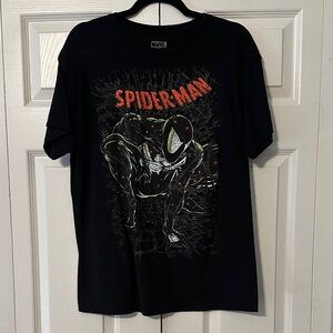 NWOT Marvel Black and Red Spider-Man Short Sleeve Tee